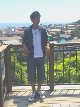 「長谷寺」｜りょうさん（メンズ・178cm）の夏コーディネート