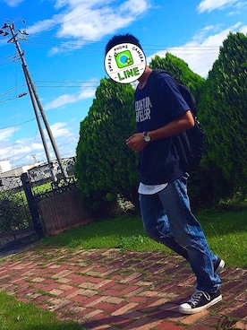 「アイテム（バッグ）」を使った、ばりょうさん（メンズ・167cm・10代）の秋コーディネート