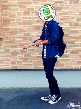 「アイテム（アクセサリー）」を使った、ばりょうさん（メンズ・167cm・10代）の秋コーディネート