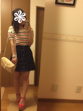 「ドラフトDAZ」｜Kiraさん（レディース・149cm）の夏コーディネート