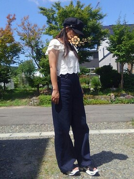 suuuu.chanさん（レディース・158cm）の夏コーディネート