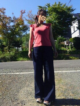 suuuu.chanさん（レディース・158cm）の夏コーディネート