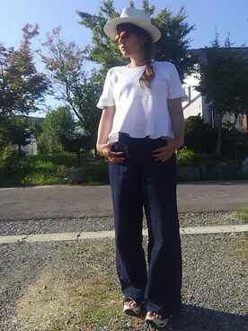 suuuu.chanさん（レディース・158cm）の夏コーディネート