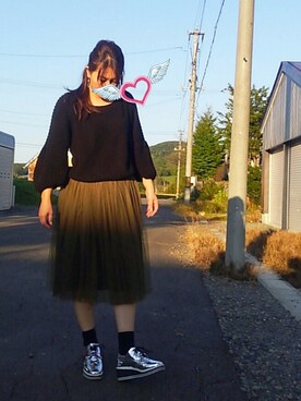 「バルーンスリーブ」｜suuuu.chanさん（レディース・158cm）の秋コーディネート