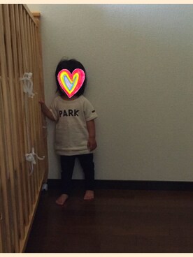 「おうち」｜「アイテム（パンツ）」を使った、satohiさん（キッズ・80cm）の春コーディネート