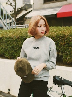 「2PER（2プロ）のアイテム」を使った、2perさん（レディース・160cm）の春コーディネート