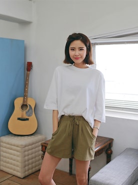 「2PER（2プロ）のアイテム」を使った、2perさん（レディース・161cm）の春コーディネート