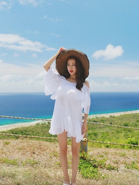 「2PER（2プロ）のアイテム」を使った、2perさん（レディース・161cm）の夏コーディネート