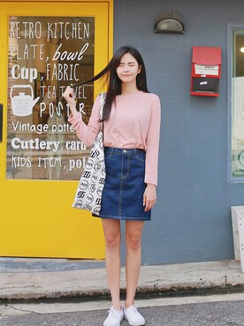 「2PER（2プロ）のアイテム」を使った、2perさん（レディース・168cm）の夏コーディネート