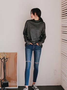 「2PER（2プロ）のアイテム」を使った、2perさん（レディース・163cm）の秋コーディネート