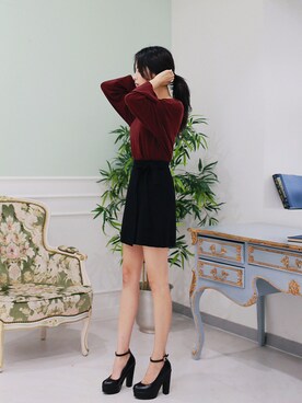 「2PER（2プロ）のアイテム」を使った、2perさん（レディース・163cm）の秋コーディネート