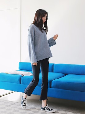 「2PER（2プロ）のアイテム」を使った、2perさん（レディース・163cm）の秋コーディネート