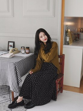 「2PER（2プロ）のアイテム」を使った、2perさん（レディース・163cm）の秋コーディネート