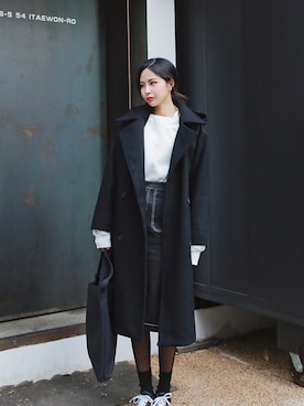 「2PER（2プロ）のアイテム」を使った、2perさん（レディース・163cm）の冬コーディネート