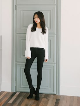 「2PER（2プロ）のアイテム」を使った、2perさん（レディース・163cm）の冬コーディネート