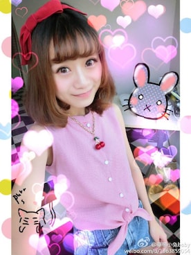 「LILY BROWN（リリーブラウン）のアイテム（カーゴパンツ）」を使った、草莓小兔babyさん（レディース・158cm）の冬コーディネート