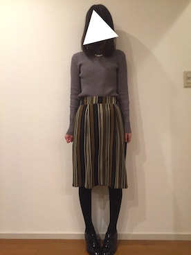 「archives（アルシーヴ）のアイテム（その他シューズ）」を使った、なべまさん（レディース・163cm）の冬コーディネート