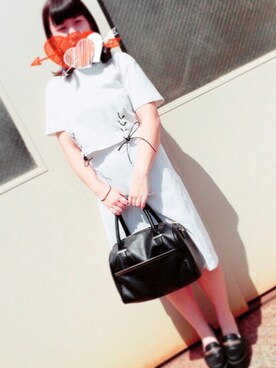 「GROWZE（グローゼ）のアイテム」を使った、kanakoさん（レディース・160cm）の夏コーディネート