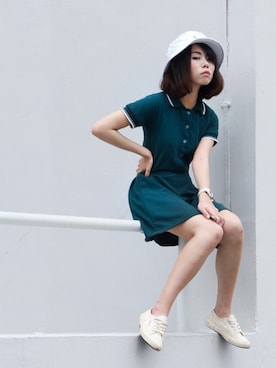 stephさん（レディース・158cm）の冬コーディネート