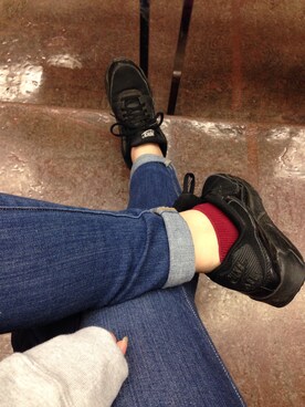 「フード」｜Emilyさん（レディース・160cm）の冬コーディネート