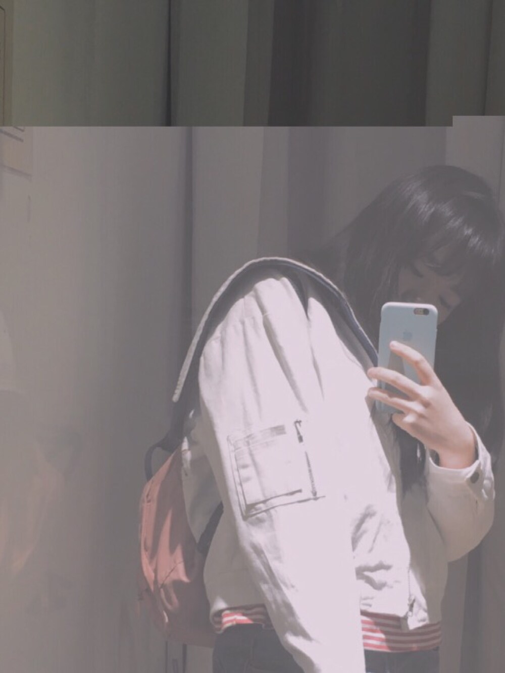 「Fjallraven Kankenのアイテム（バックパック/リュック、ピンク系）」を使った、salmonさん（レディース・153cm）の冬コーディネートの1枚目の写真