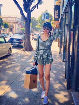 「アイテム（ワンピース/ドレス）」を使った、Annchenさん（レディース・175cm）の春コーディネート