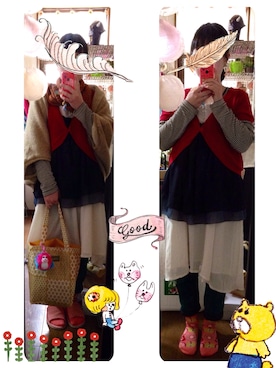 「MARNA（マーナ）のアイテム」を使った、キノコさんさん（レディース・146cm）の夏コーディネート