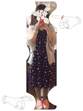 「ふんわり」｜「アイテム（その他）」を使った、キノコさんさん（レディース・146cm）の秋コーディネート