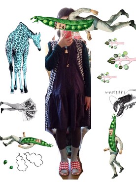 「CLOSE-UP（クローズアップ）のアイテム（ワンピース/ドレス）」を使った、キノコさんさん（レディース・146cm）の冬コーディネート