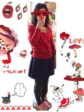 キノコさんさんのコーディネート