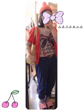 キノコさんさんのコーディネート