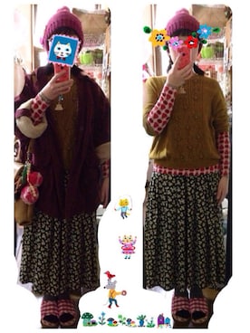 キノコさんさんのコーディネート