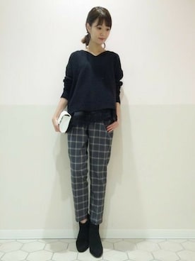 mariさん（レディース・158cm）の冬コーディネート