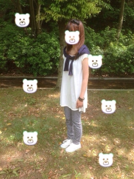 「ウォーキングスタイル」｜「アイテム（雑貨/ホビー）」を使った、meさん（レディース・165cm）の春コーディネート