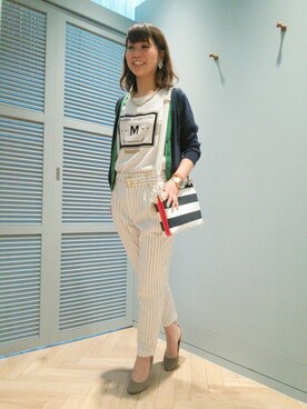 Shimacoさん（レディース・158cm）の春コーディネート