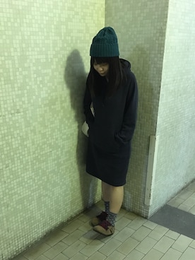 「チチカカ」｜「アイテム（その他シューズ）」を使った、ミミさん（レディース・150cm）の冬コーディネート