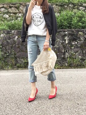 「BAYFLOW（ベイフロー）のアイテム（雑貨/ホビー）」を使った、moyooonnさん（レディース・152cm）の春コーディネート