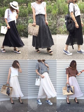 moyooonnさん（レディース・152cm）の夏コーディネート