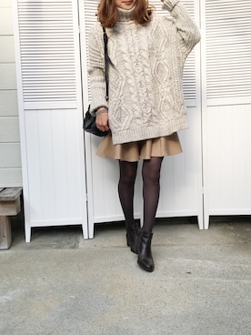 「WEARISTAクリスマスデートコーデ」｜moyooonnさん（レディース・152cm）の冬コーディネート