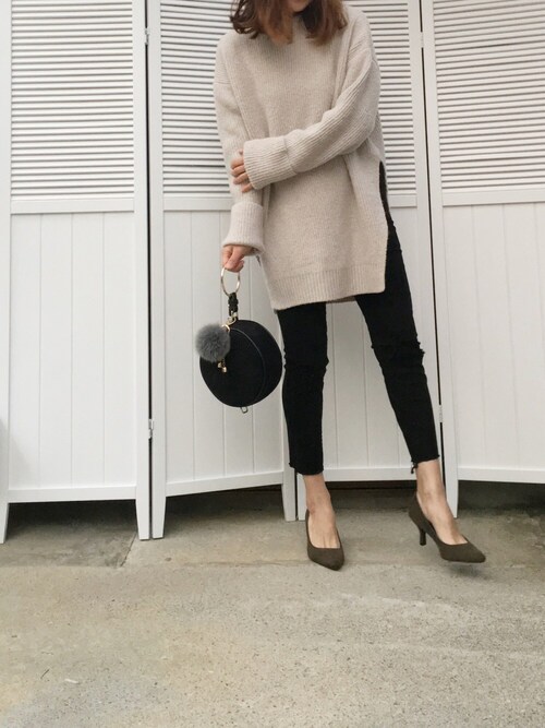 #3 ニット→ロングニットを主役に