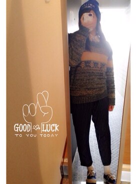 CANAKO✡さん（レディース・154cm）の冬コーディネート