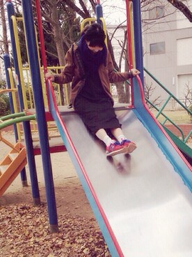 mariさん（レディース・158cm）の冬コーディネート