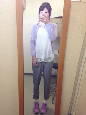 「ファッション手当」｜「アイテム（アナログ腕時計）」を使った、mariさん（レディース・158cm）の春コーディネート