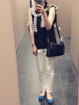 mariさん（レディース・158cm）の夏コーディネート