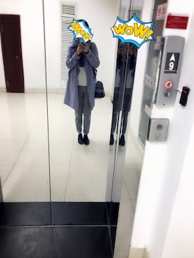 「STACCATO（スタッカート）のアイテム（シューズ、ブラック系）」を使った、polkadotkonさん（レディース）の秋コーディネート