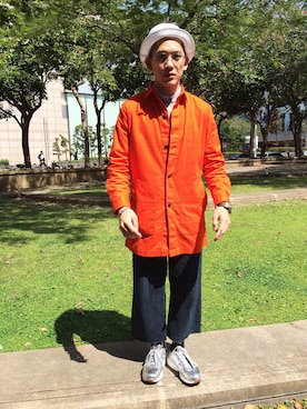 「UNDEFEATED （アンディフィーテッド）のアイテム（腕時計）」を使った、連思博（EggEgg)さん（メンズ・176cm）の冬コーディネート
