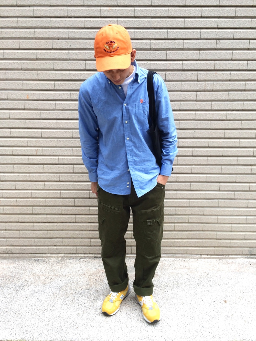 「LRG、New Balance、egg、WEARBOOKエントリー」｜「NEW BALANCEのNEW BALANCE / M991 Made in UK（スニーカー、グリーン系）」を使った、連思博（EggEgg)さん（メンズ・176cm）の春コーディネートの1枚目の写真