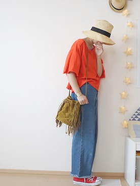 mia*さん(レディース・160cm)の夏コーディネート