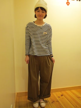 「ミネトンカ」｜MINNETONKASTOREなんばパークス店さん（レディース・160cm）の春コーディネート