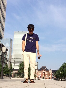 よーさんさん(メンズ・180cm)の夏コーディネート